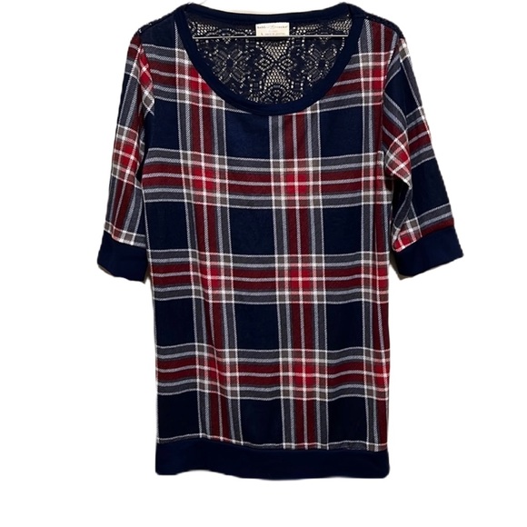 Bobbie Brooks Tops - Women’s BOBBIE BROOKS, Scoop Neck, 3/4 Sleeves Top, Multi Colors, Size Large